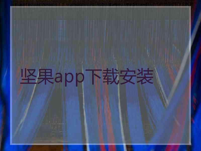 坚果app下载安装