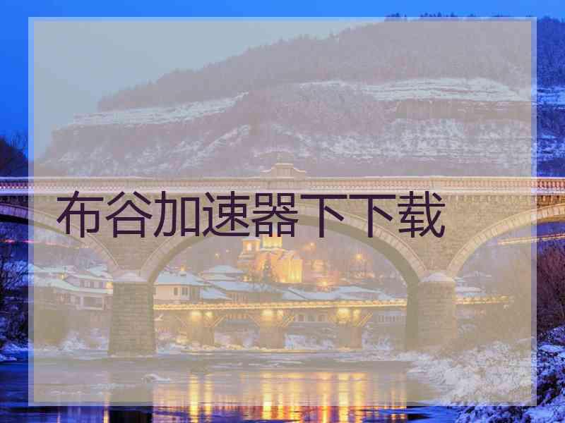 布谷加速器下下载