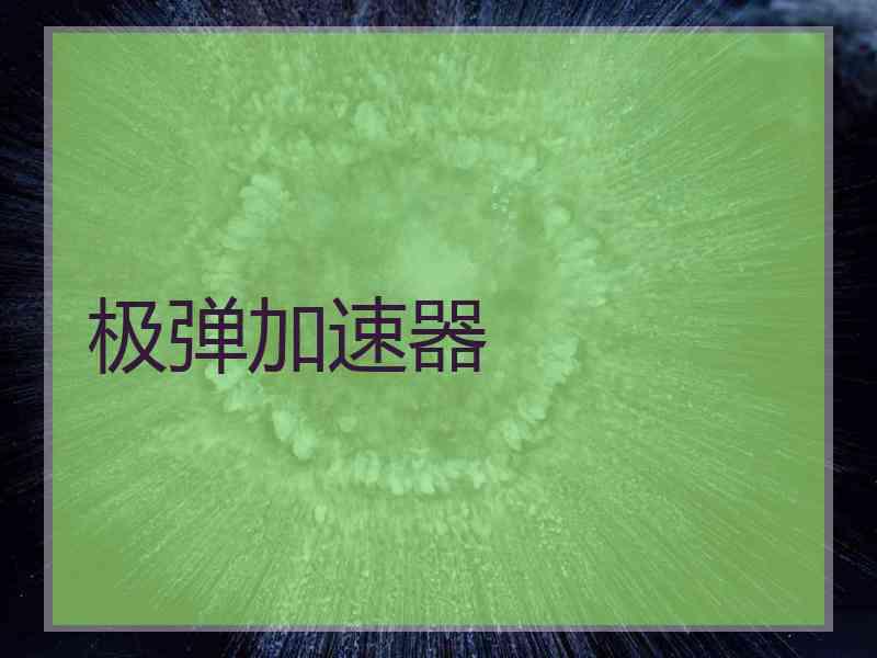 极弹加速器