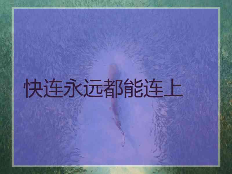 快连永远都能连上