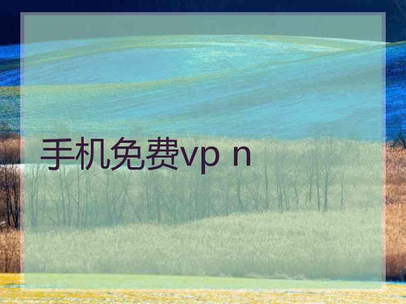 手机免费vp n