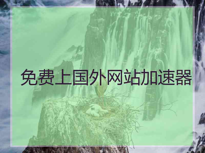 免费上国外网站加速器