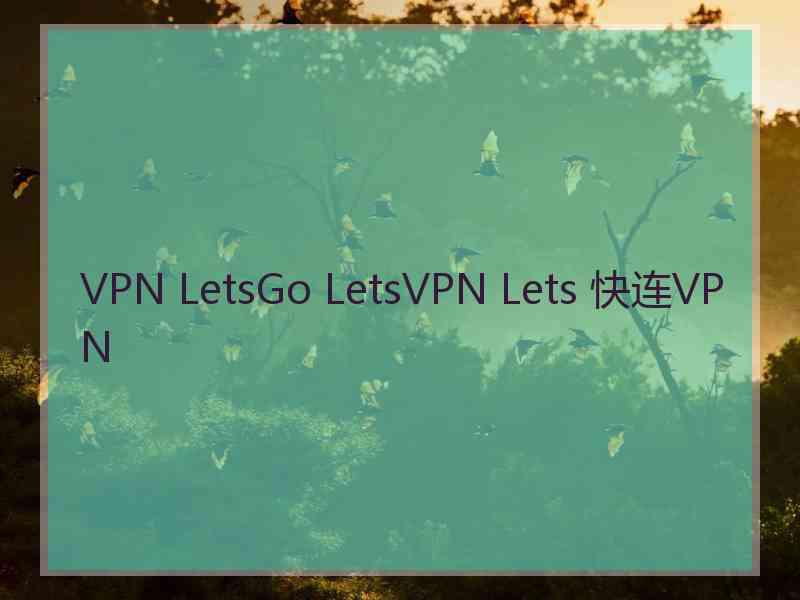 VPN LetsGo LetsVPN Lets 快连VPN