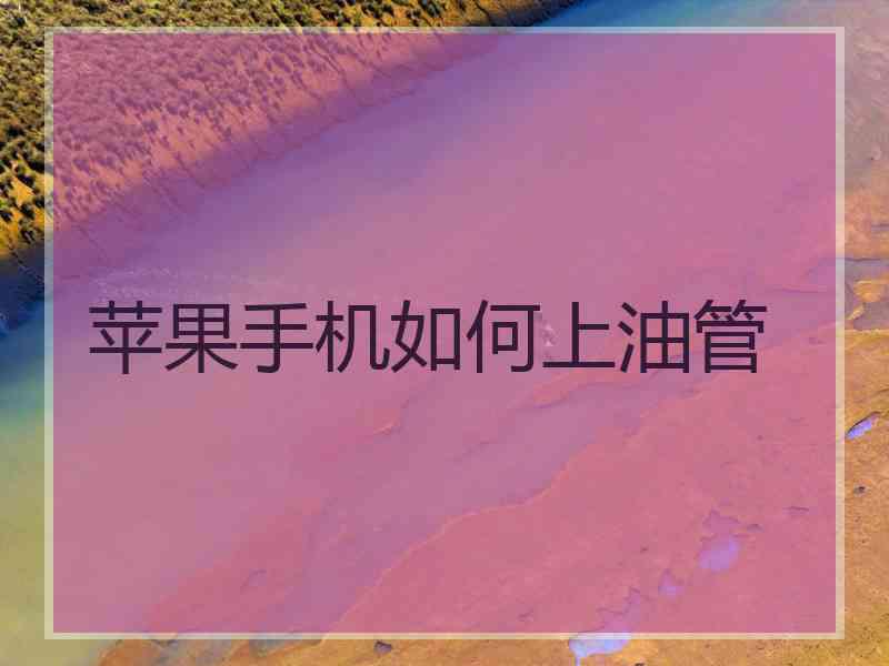苹果手机如何上油管