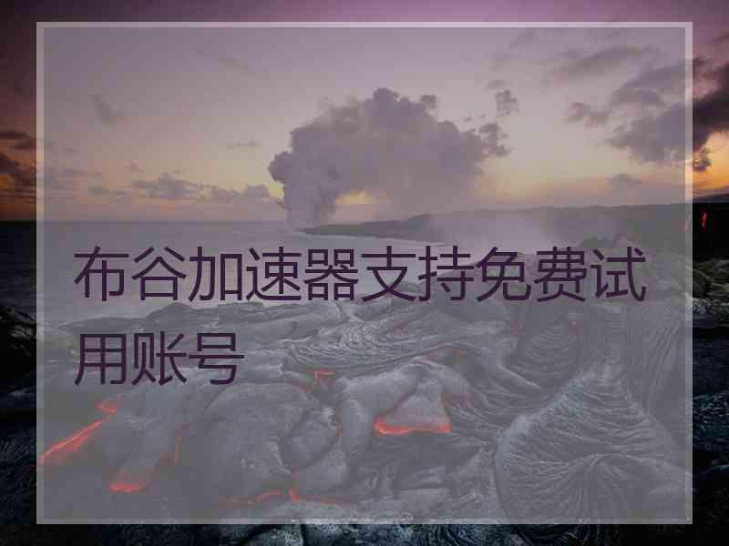 布谷加速器支持免费试用账号