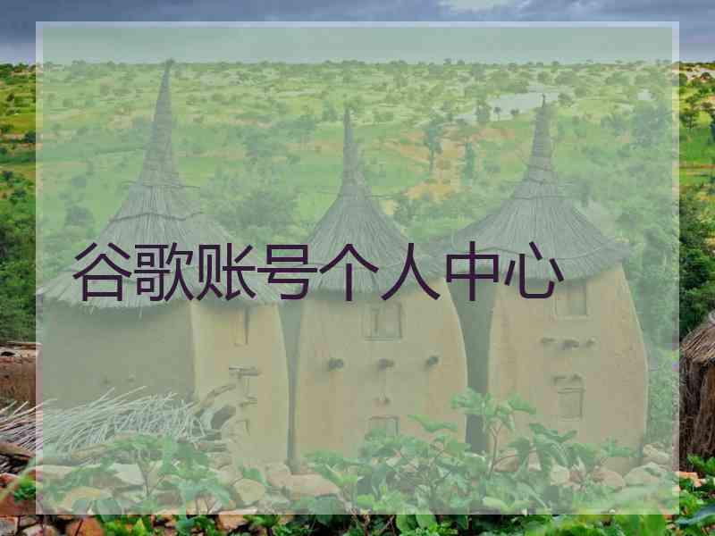 谷歌账号个人中心