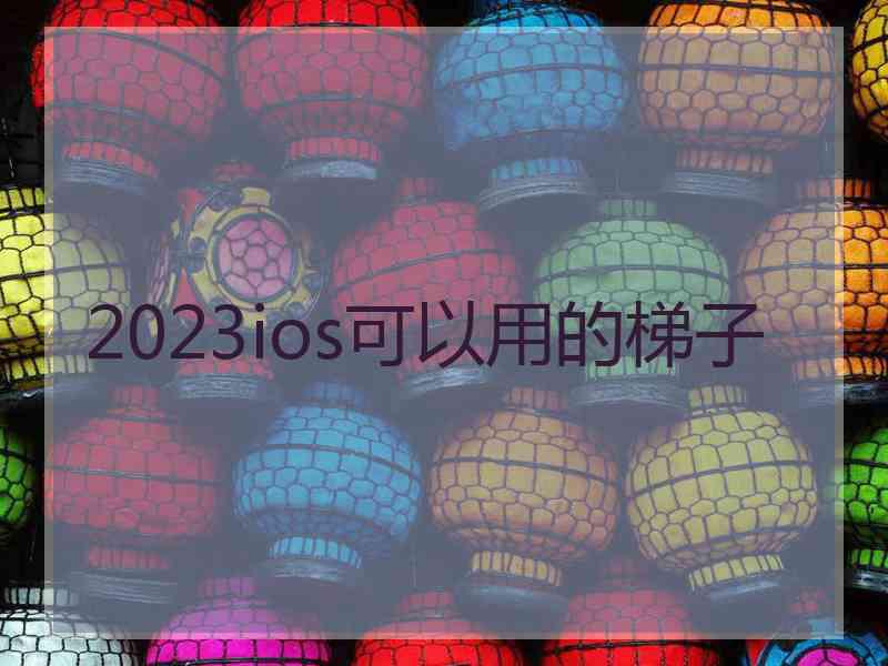2023ios可以用的梯子
