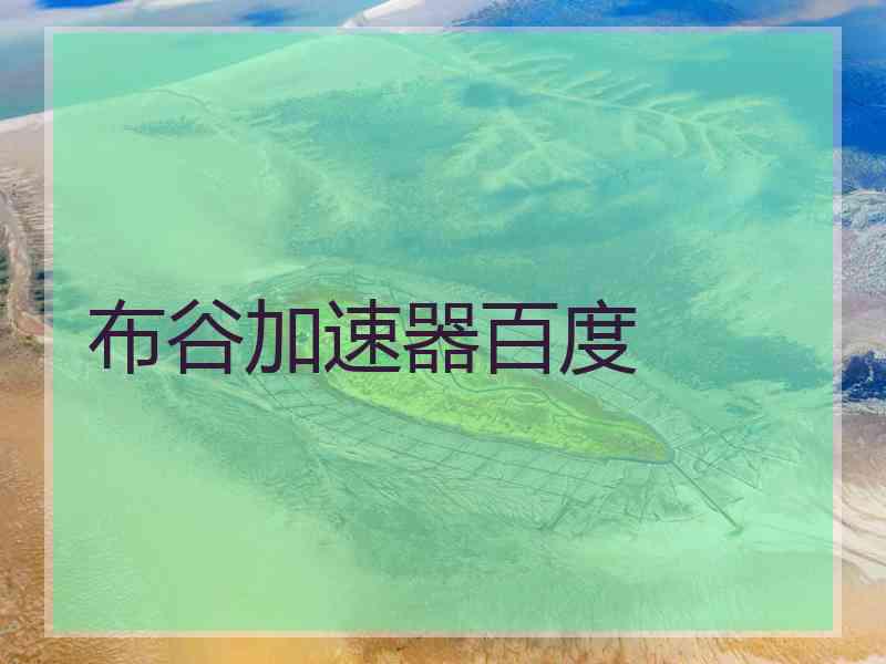 布谷加速器百度