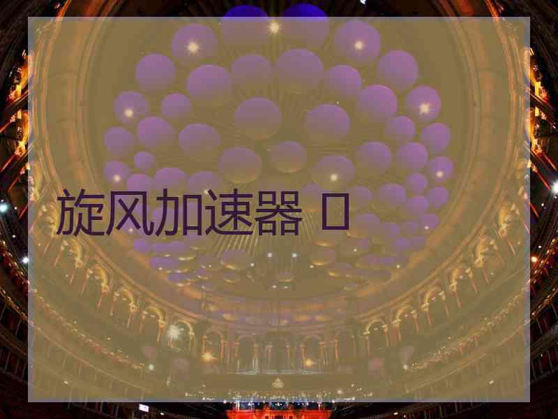 旋风加速器 	