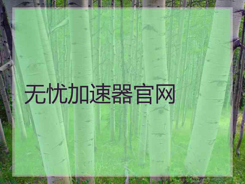 无忧加速器官网
