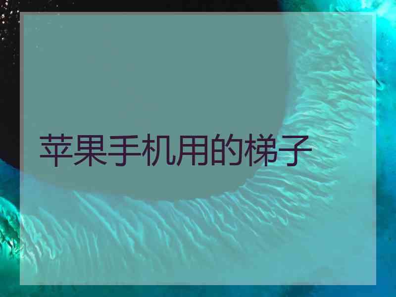 苹果手机用的梯子