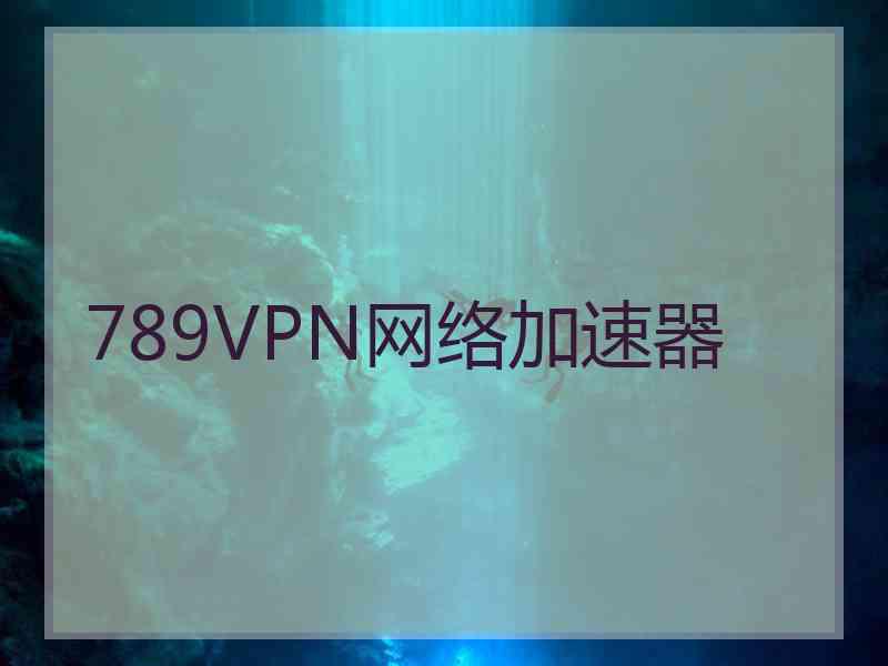 789VPN网络加速器