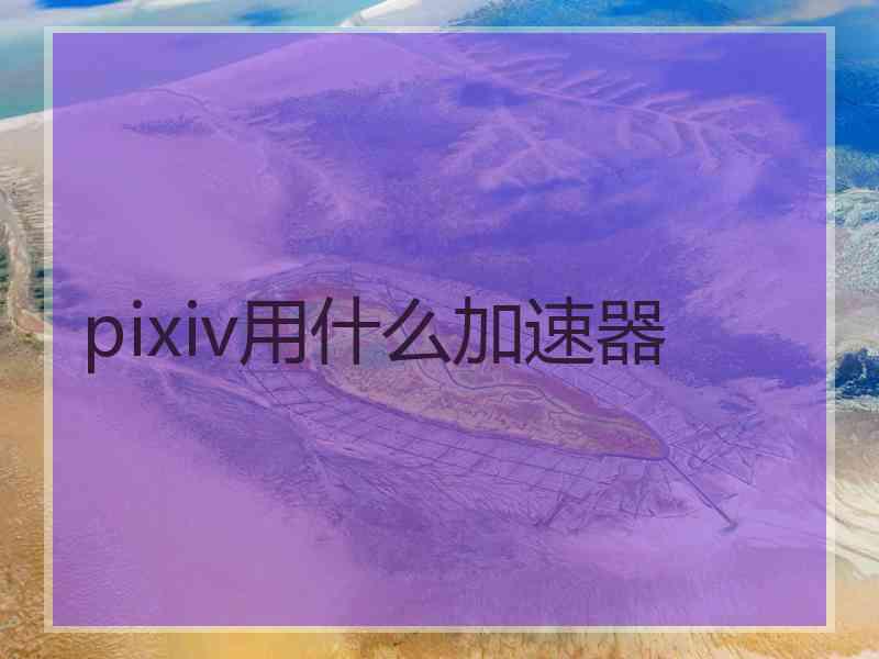 pixiv用什么加速器