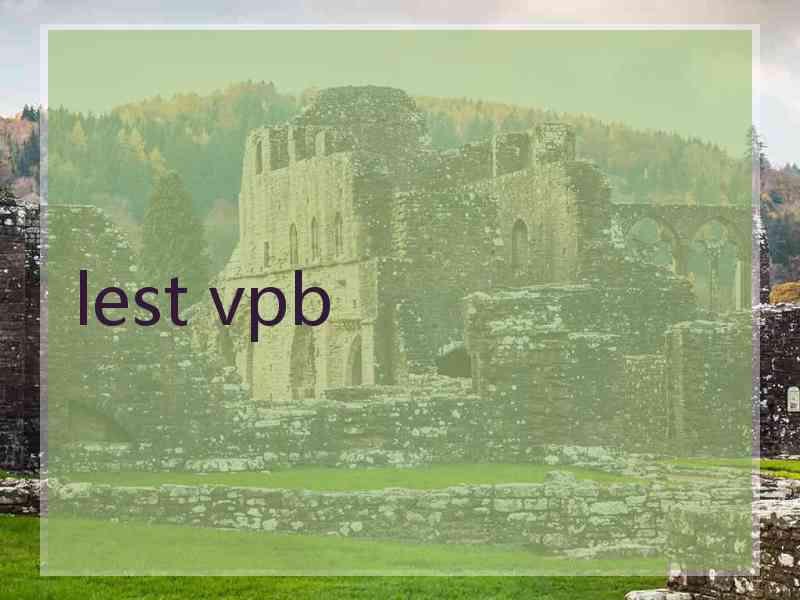 lest vpb