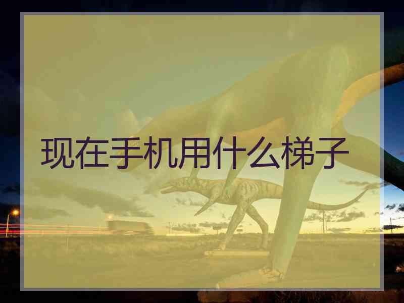 现在手机用什么梯子