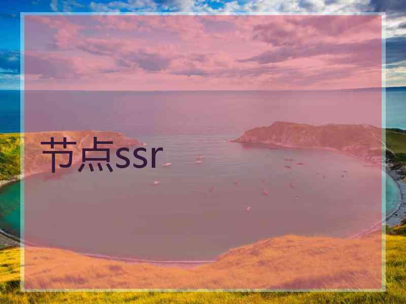 节点ssr