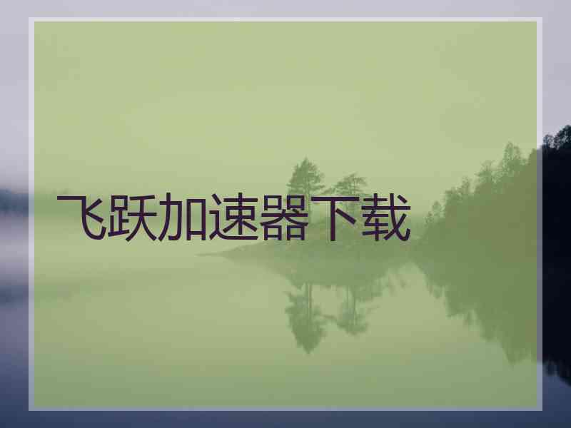 飞跃加速器下载
