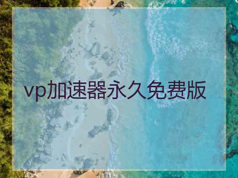 vp加速器永久免费版