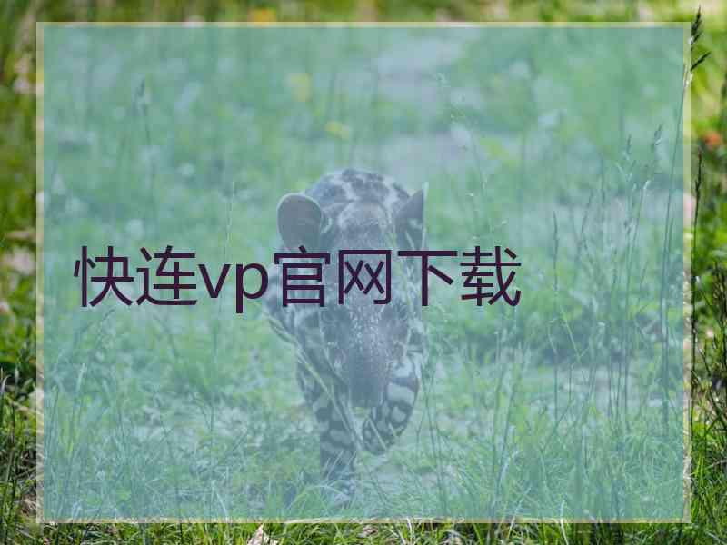 快连vp官网下载