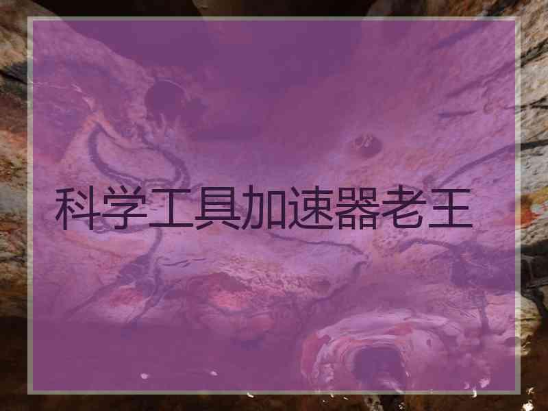 科学工具加速器老王