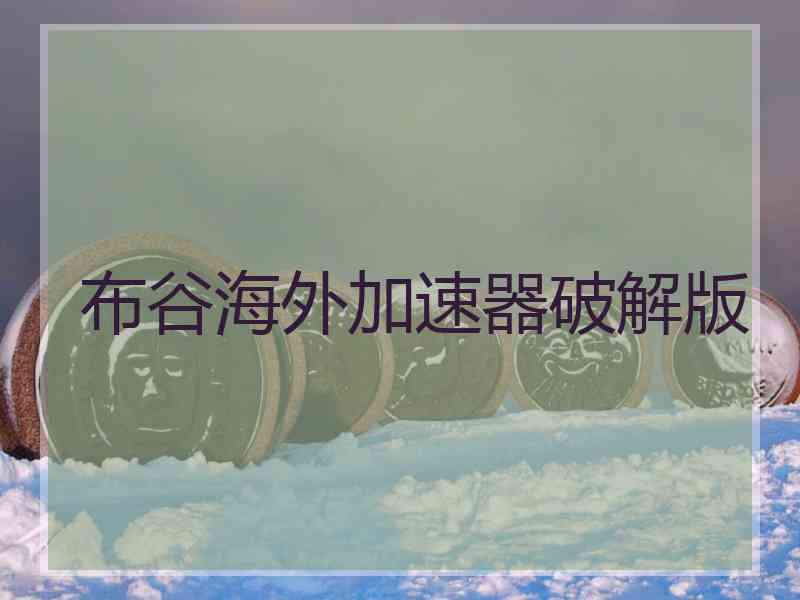 布谷海外加速器破解版