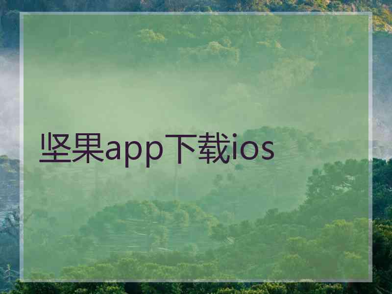 坚果app下载ios