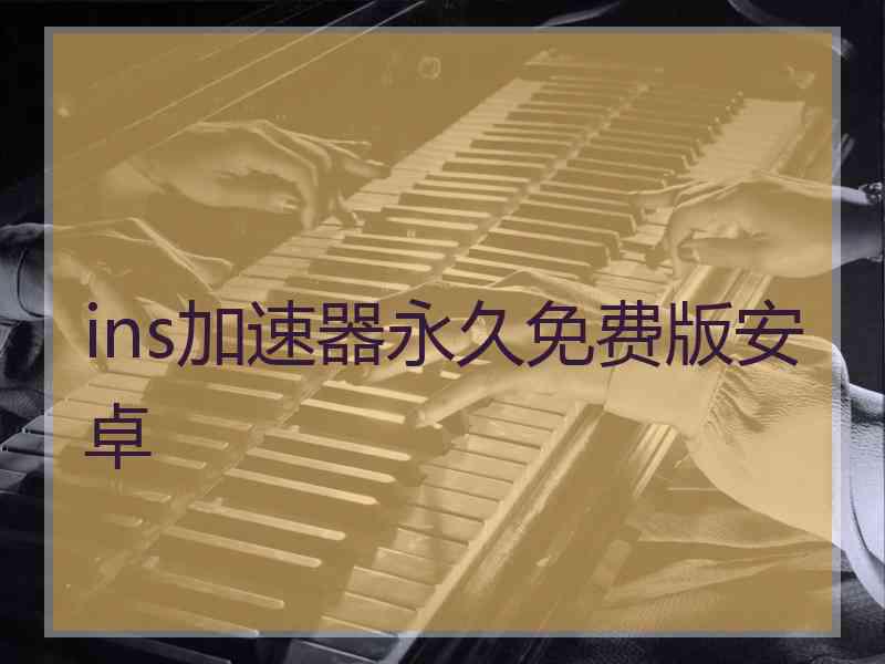 ins加速器永久免费版安卓