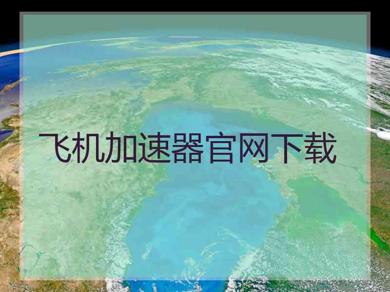 飞机加速器官网下载