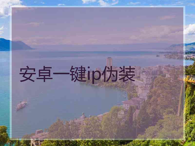 安卓一键ip伪装