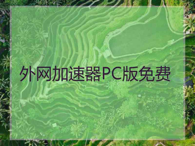 外网加速器PC版免费