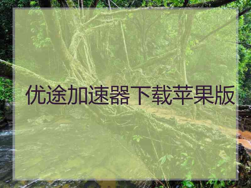 优途加速器下载苹果版