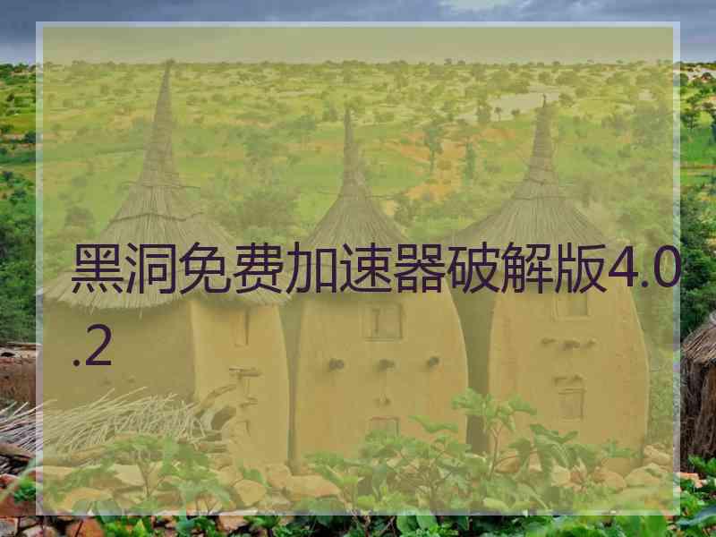 黑洞免费加速器破解版4.0.2