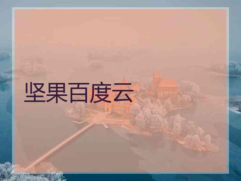 坚果百度云