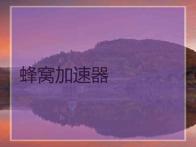 蜂窝加速器