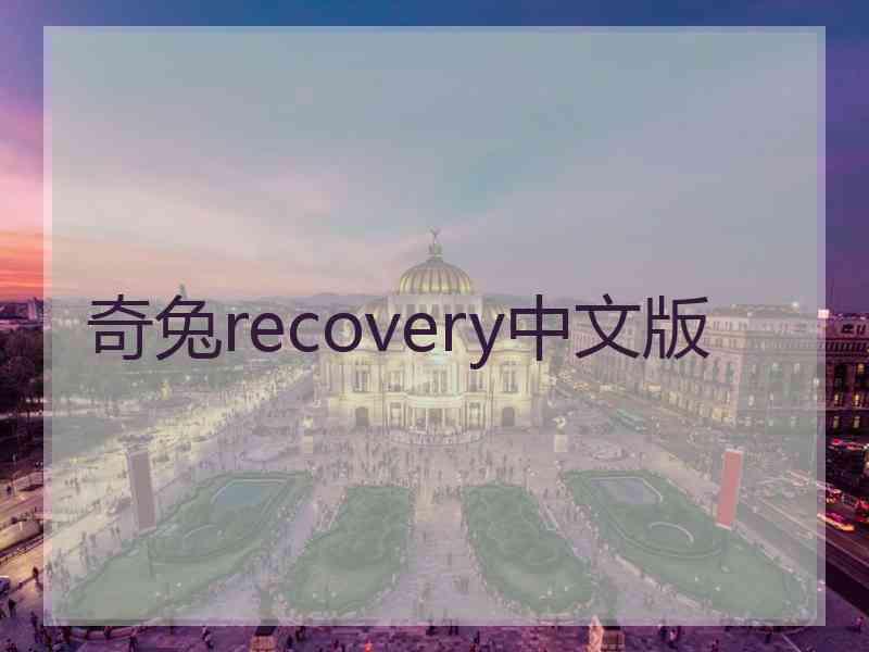 奇兔recovery中文版
