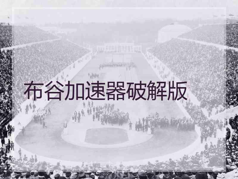 布谷加速器破解版